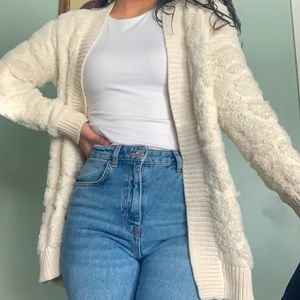 Express Fluffy Knit Cardigan